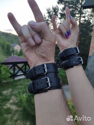 Кожаный браслет (набор) мужской и женский