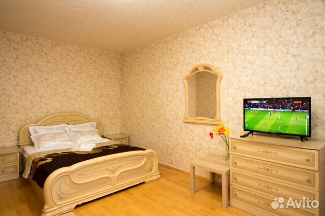 

1-к. квартира, 42 м², 2 кровати