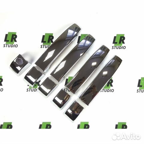 Накладки на ручки Range Rover 2002-2009 хром Накладки на ручки Range Rover 2002-2009 хром