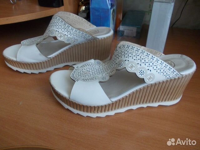 Сабо р.36-40 разные натур.кожа.полнота