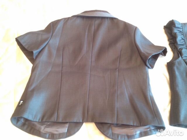 Жакет и жилет для школьной формы, новый Жакет и жилет для школьной формы, новый