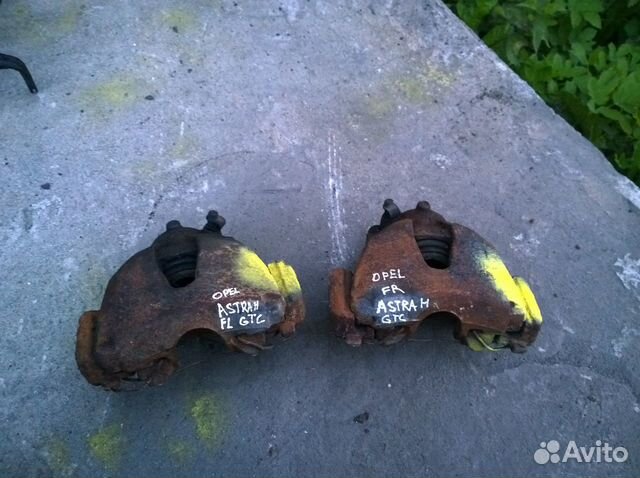 Суппорт тормозной передний левый для Opel Astra H