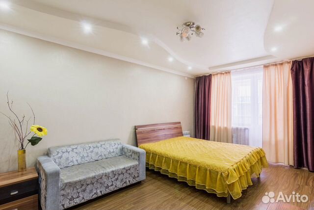 

1-к. квартира, 42 м², 3 кровати