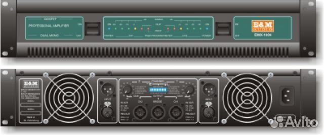 Усилитель EVM EMX-2004 2x1000 Вт бу Несколько раз в Великих Луках, цена 18 500 руб. | Объявления о продаже в категории Музыкальные инструменты