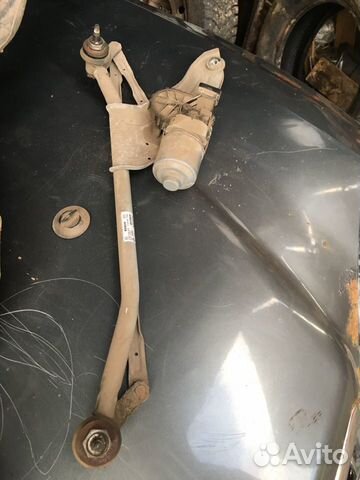 Трапеция стеклоочистителя с моторчиком Логан