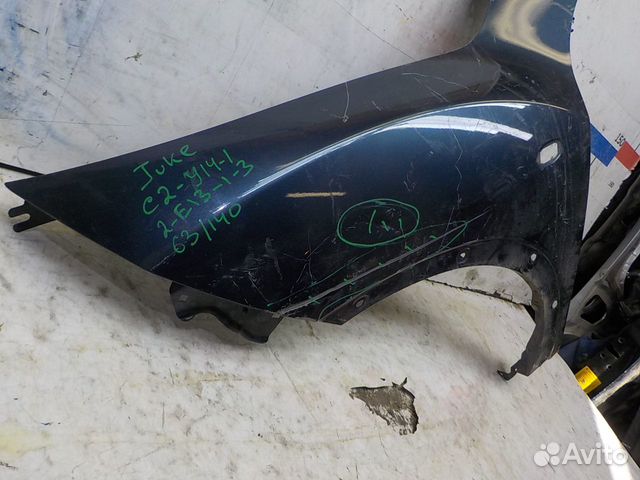 Крыло переднее левое на Nissan Juke Крыло переднее левое на Nissan Juke