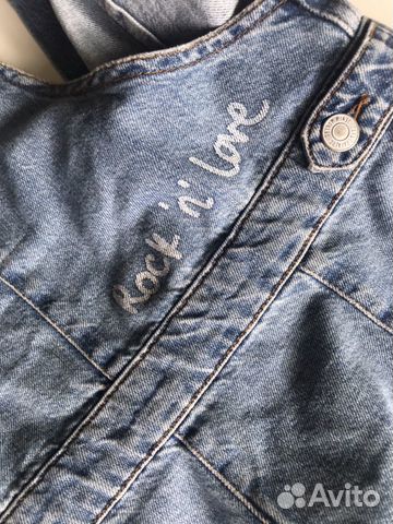 Джинсовая юбка кимбинезон Zara Джинсовая юбка кимбинезон Zara