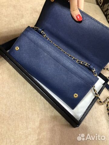 Кошелек женский Prada из сафьяновой кожи новый ори Кошелек женский Prada из сафьяновой кожи новый ори