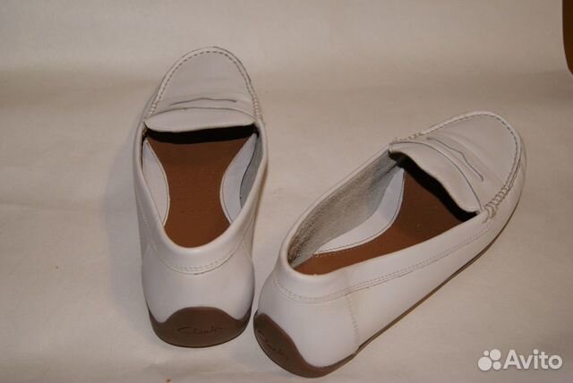 Мокасины Clarks, нат. кожа Мокасины Clarks, нат. кожа