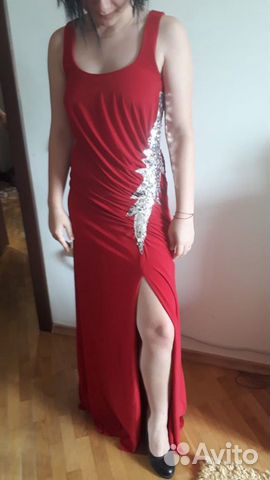 Красное вечернее платье Красное вечернее платье