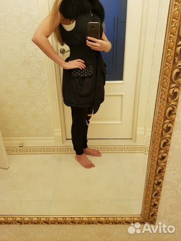 Утепленная жилетка с натуральным мехом Утепленная жилетка с натуральным мехом