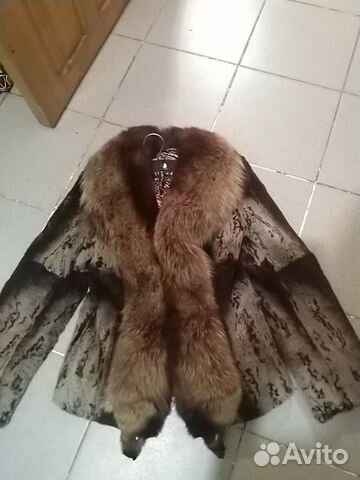 Шуба натуральный кролик