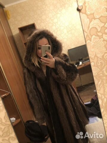 Шуба енотовая Шуба енотовая