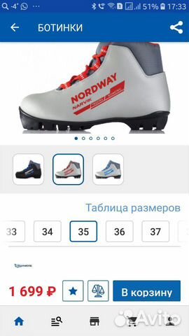 Лыжные ботинки