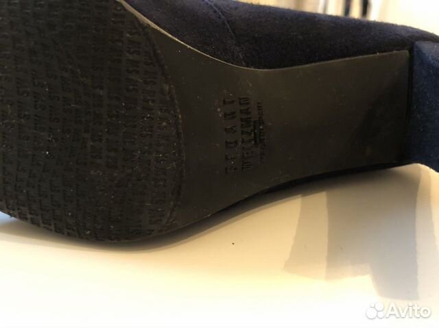 Ботфорты Stuart Weitzman оригинал темно-синие