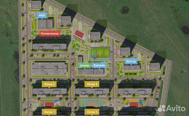2-к квартира, 39 м², 12/16 эт. 2-к квартира, 39 м², 12/16 эт.