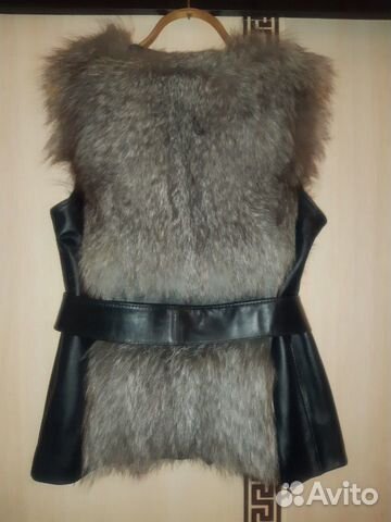 Жилет из чернобурки