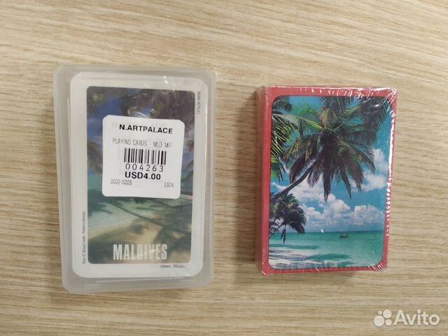 Карты игральные Мальдивы Карты игральные Мальдивы