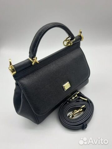 Сумка кожаная женская дол габбана