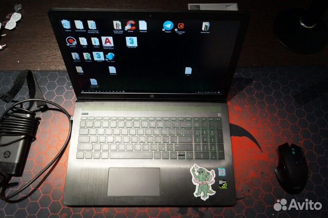 Игровой ноутбук HP power laptop gtx1050 4gb /i5 73
