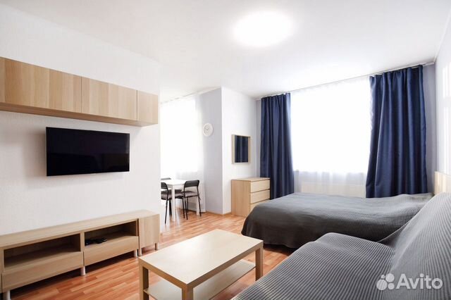 

Квартира-студия, 50 м², 2 кровати