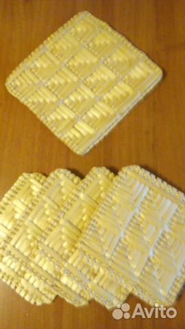 Салфетки (подставка) по горячее из рогоза(чакана)