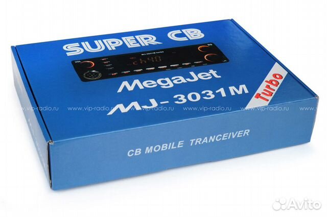 Радиостанция Megajet MJ-3031M turbo