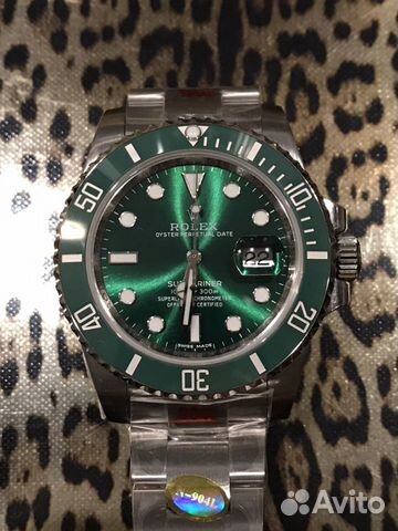 Часы Rolex Hulk Submariner 116610LV