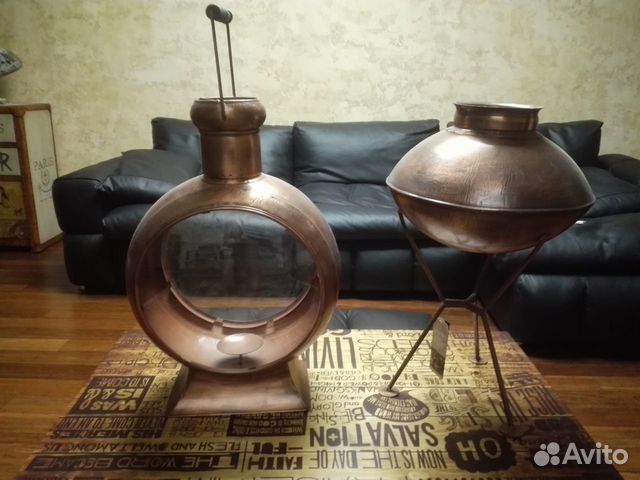 Медные винтажные изделия. Антураж. Франция