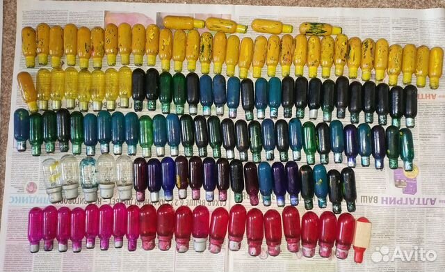 Лампа накаливания СССР 127В 25Вт и 15Вт и лбу-30