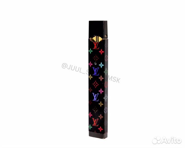 Louis Vuitton black juul skin(обложка на Джул лв)