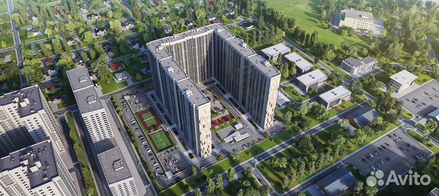 2-к квартира, 45.5 м², 18/25 эт. 2-к квартира, 45.5 м², 18/25 эт.