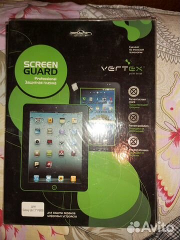 Защитная пленка iPad 2, Galaxy tab