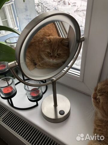 Настольное зеркало с подсветкой