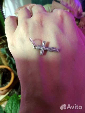 Крестик серебряный