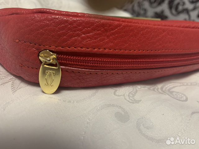 Клатч-кошелёк кожа cartier