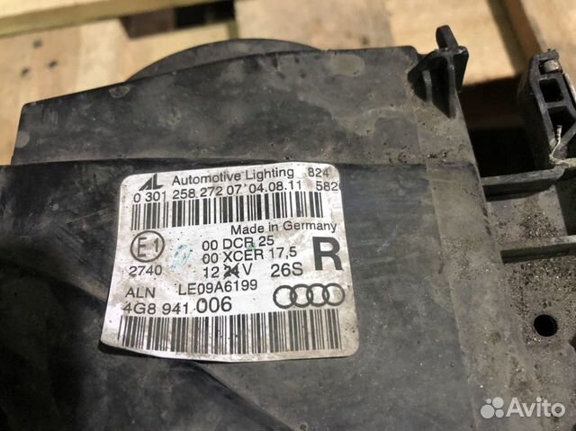 Audi A7 Ауди А7 фара передняя правая Москва Калуга