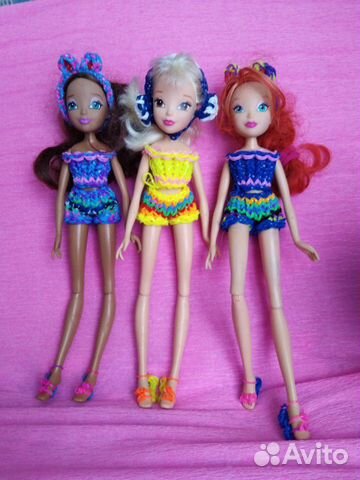 Одежда для кукол типа Барби Winx Одежда для кукол типа Барби Winx