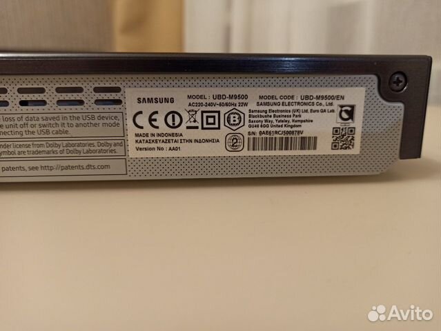 4K плеер SAMSUNG UBD-M9500 4K плеер SAMSUNG UBD-M9500