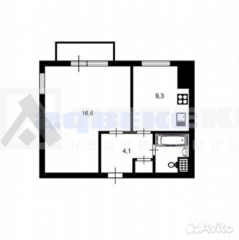 1-к квартира, 33.5 м², 5/9 эт.