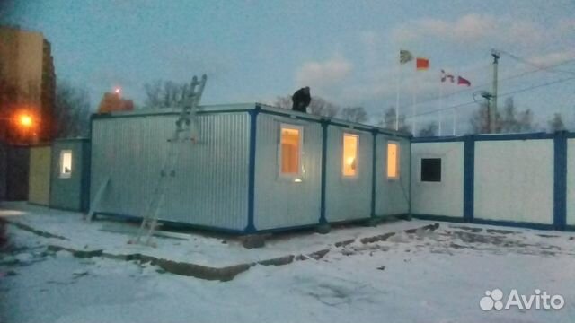 Модульное здание из 3-х блок-контейнеров Модульное здание из 3-х блок-контейнеров