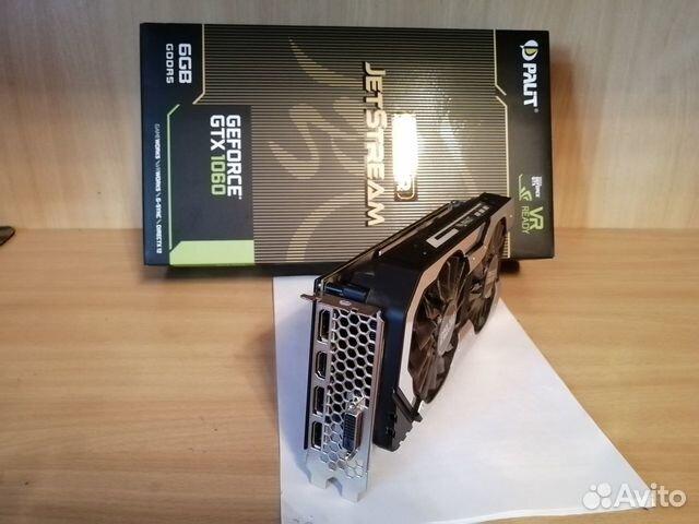 Видеокарта игровая GeForce GTX 1060 6G Jetstream