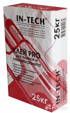 Клей для керамогранита IN-teck PRO