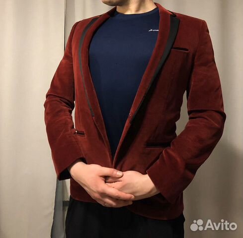 Бархатный пиджак Hugo Boss