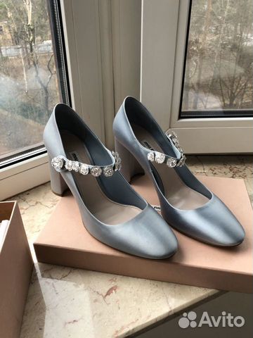 Туфли сатиновые Miu Miu Туфли сатиновые Miu Miu