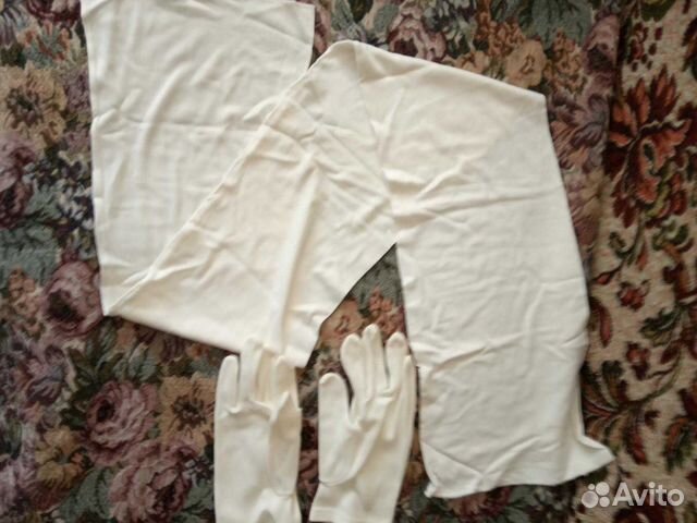 Офицерские парадные перчатки и шарф