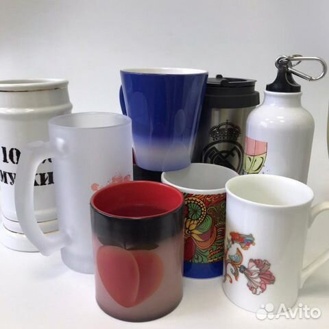 Печать на кружках, футболках быстро