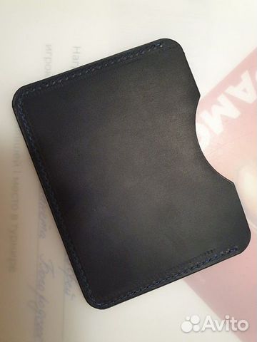 Кожаный холдер портмоне для автодокументов