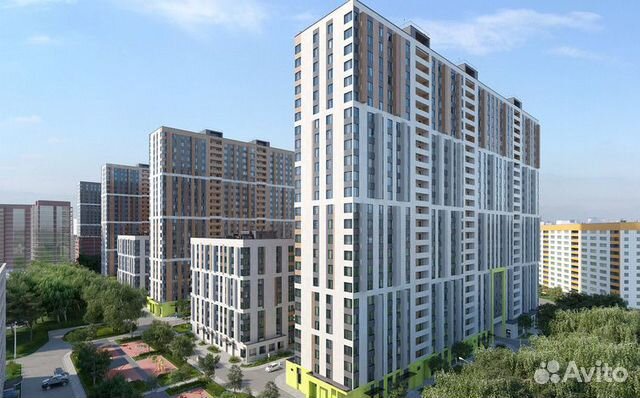 2-к квартира, 62.8 м², 5/25 эт.