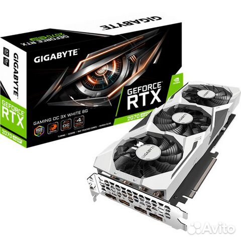 Новая GigaByte GeForce RTX 2070 Super Gaming OC Wh